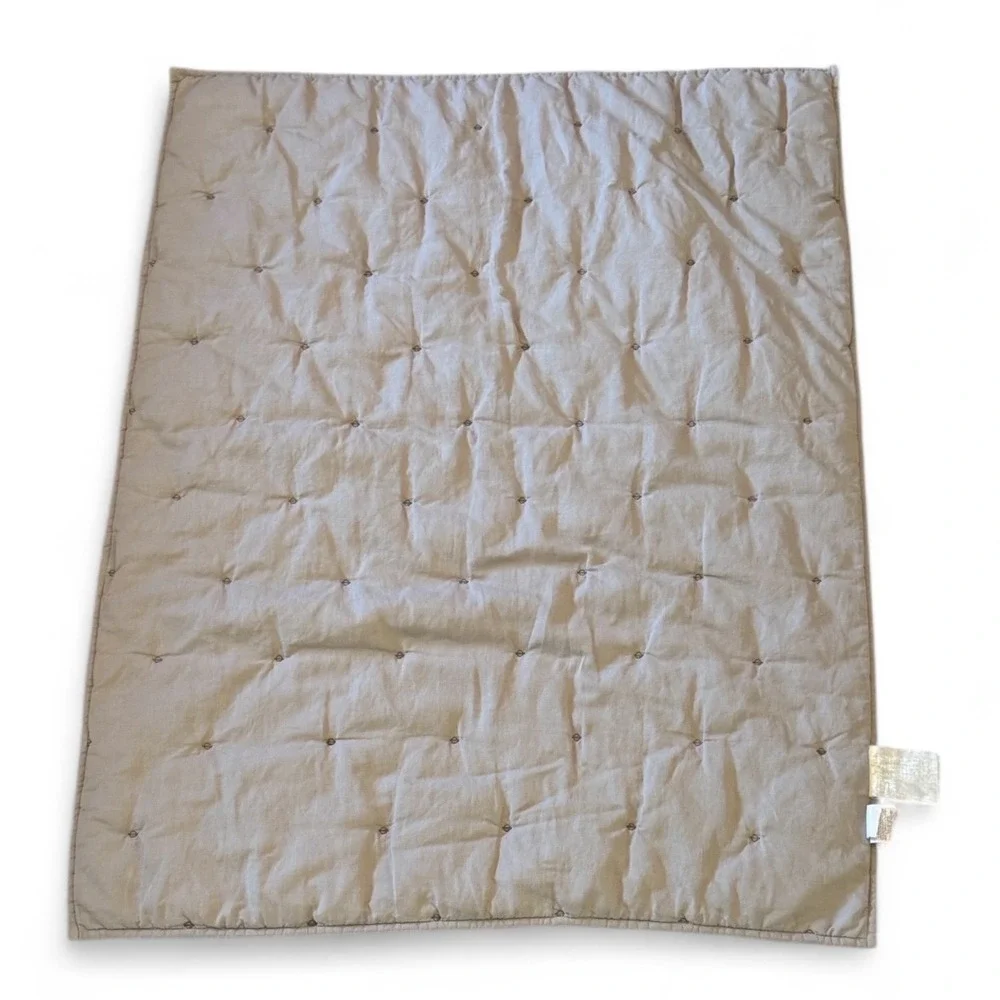 Restoration Hardware Baby & Child Linen Quilt Blanket‎ Bus Nursery  Toddler Kids
